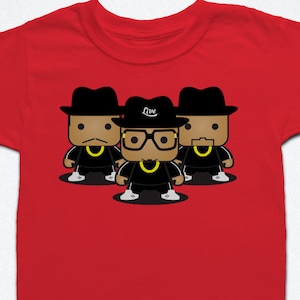 Toddler and Youth tshirt It's Tricky Rappers T-shirt Rapper and hip-hop shirts RUN DMC Inspired image 1