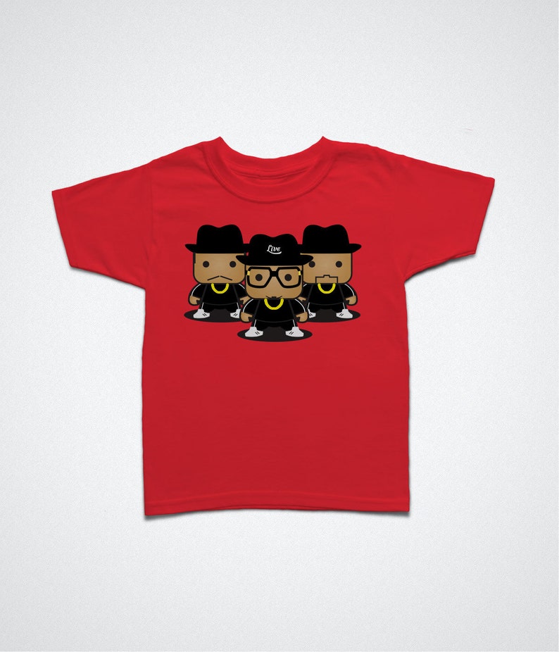 Toddler and Youth tshirt It's Tricky Rappers T-shirt Rapper and hip-hop shirts RUN DMC Inspired image 1