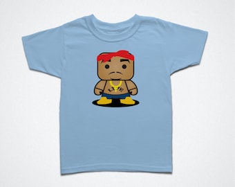 Thug Life Rapper T-shirt. Toddler and Youth Tshirt, rapper and hip hop characters