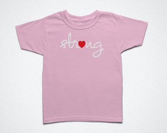 Girls Strong T Shirt - Strong empowerment shirt