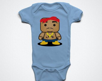 Infant Bodysuit Thug Life - Onesie Old school, rapero y personajes de hip-hop.