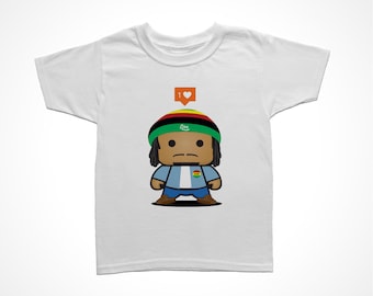 Camiseta infantil - One Love - Ropa para bebés y jóvenes - Niños y niñas - Camiseta de Bob Marley