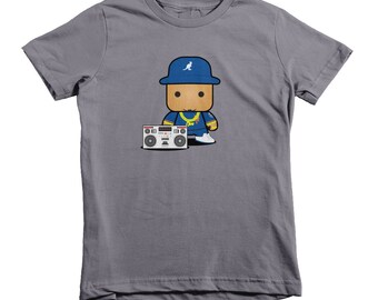 Camiseta para niños pequeños y jóvenes - Estoy en mi camiseta de radio - Camisas de rapero y hip-hop - LL Cool J Inspired