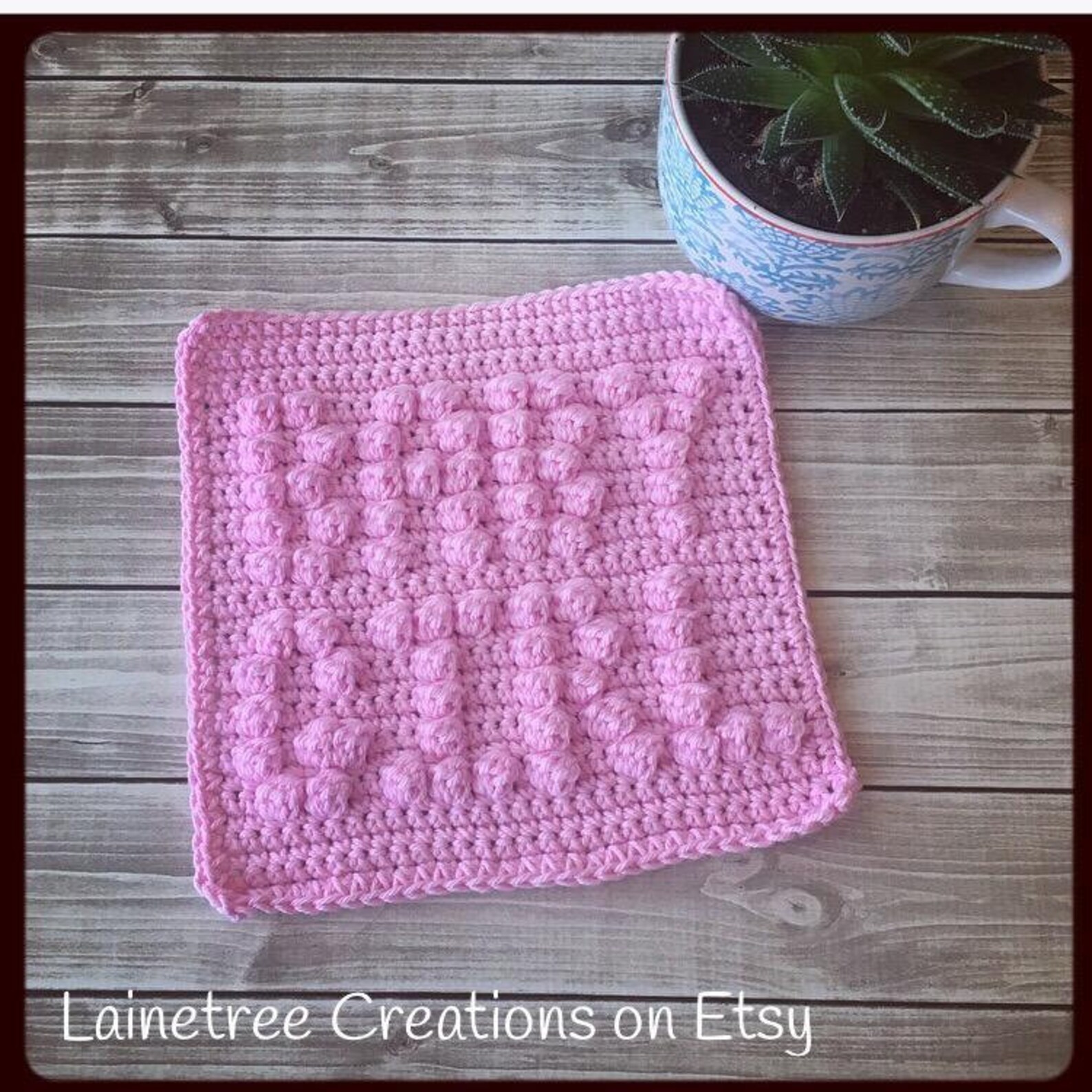 Baby Girl Washcloth Pattern Pack Easy Dishcloth Pattern PDF Etsy