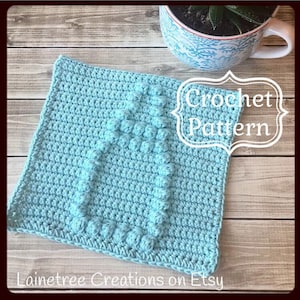BABY BOTTLE Washcloth, Easy Dishcloth Pattern, PDF Download Crochet Pattern,  Easy Crochet Pattern, Beginner Crochet Pattern, Baby Shower