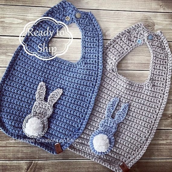 Baberos de bebé hechos a mano, conjunto de regalo de bebé niño, conjunto de  baberos de