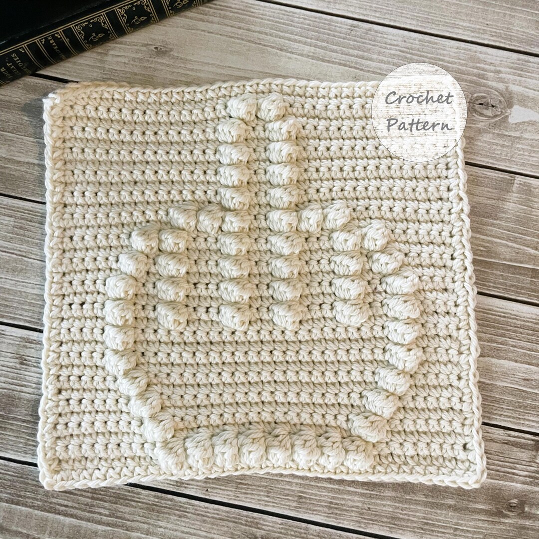 Middle Finger Dishcloth/ Blanket Square Pattern, PDF Download Crochet ...