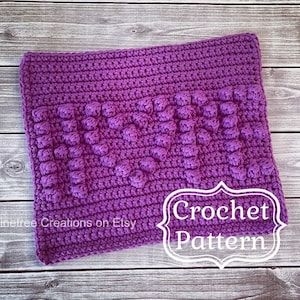 Breast Cancer Awareness HOPE Dishcloth Pattern, Crochet Dishcloth Pattern, Easy Crochet Pattern, Beginner Crochet Pattern, BCA Month