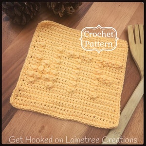 Swearing Dishcloth Pattern,  PDF Download Crochet Pattern WTF Dishcloth, Easy Crochet Pattern, Beginner Crochet Pattern, Crochet Washcloth