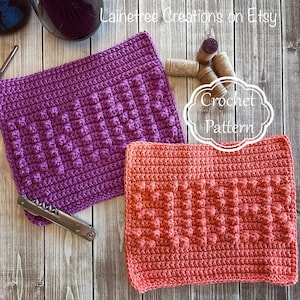 Patrones de trapos de cocina BORRACHOS Y SOBRIOS, Patrón de trapos de cocina de crochet, Patrón de crochet fácil, Patrón de crochet para principiantes, Patrón de crochet divertido