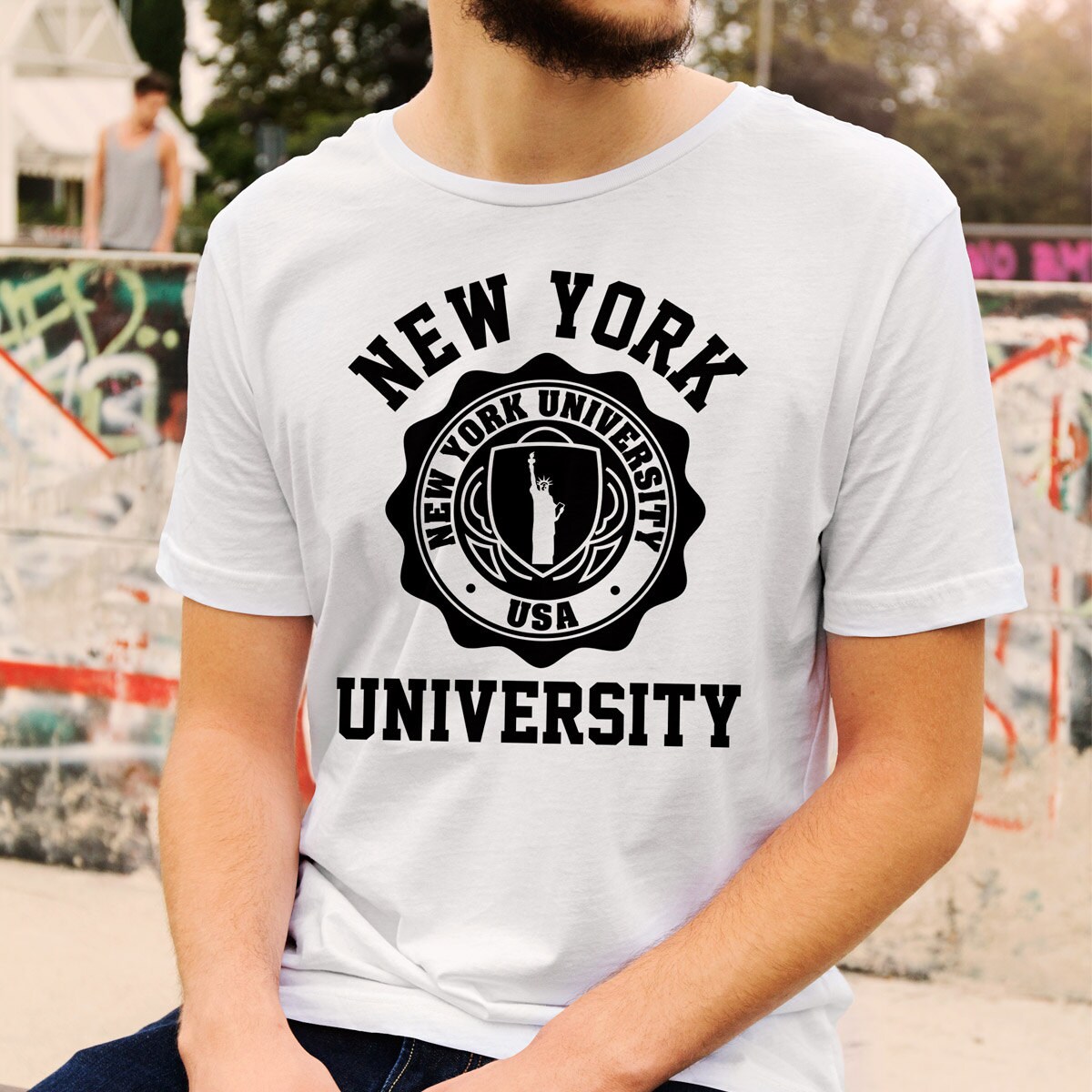 New York University Logo T-shirt all Colours and Sizes Available - Etsy