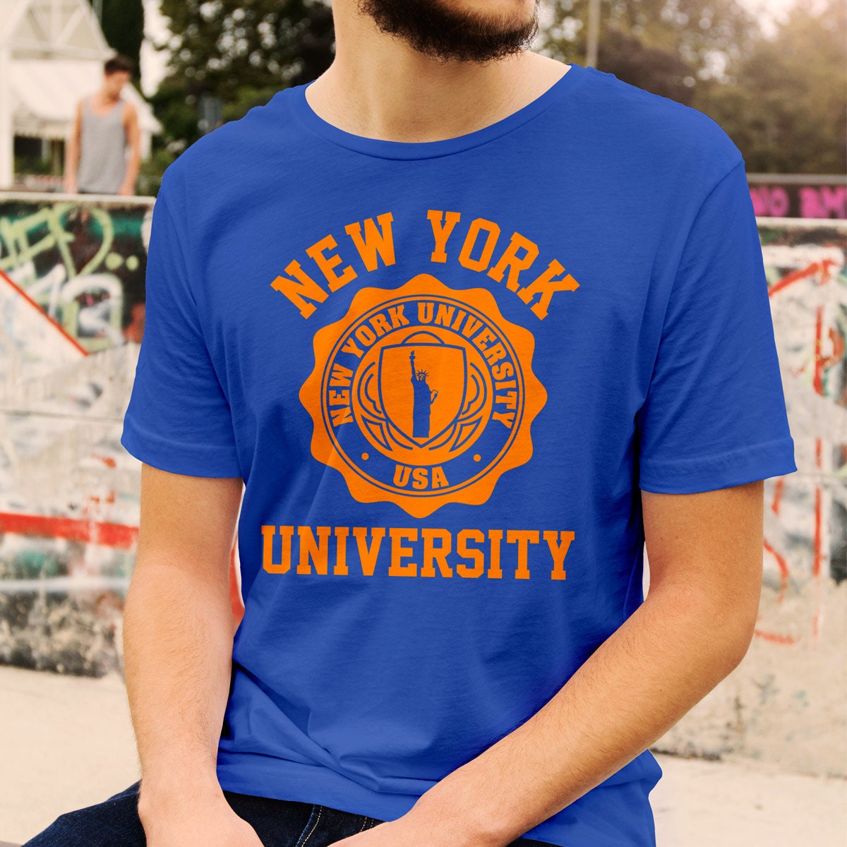 New York University Logo T-shirt all Colours and Sizes Available - Etsy