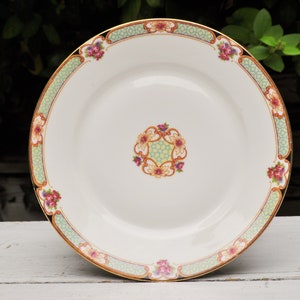 8 vintage French cheese Plates LIMOGES Porcelain / French China