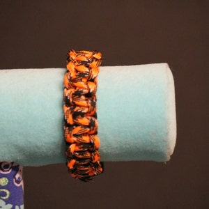 Halloween Zigzag Paracord Bracelet