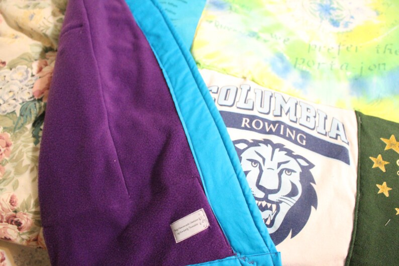 5 sizes available T-shirt quilt with fleece backing DEPOSIT ONLY Perfect gift for anyone