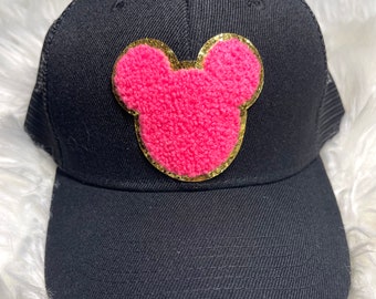 Mouse Patch Park SnapBack Hat - Unisex Men/Women - Multiple Patch options