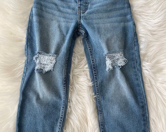 Kimmie boyfriend denim - size 6m-5t - baby/toddler girls relaxed fit distressed jeans