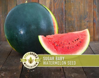 Sugar Baby Watermelon Heirloom Seeds