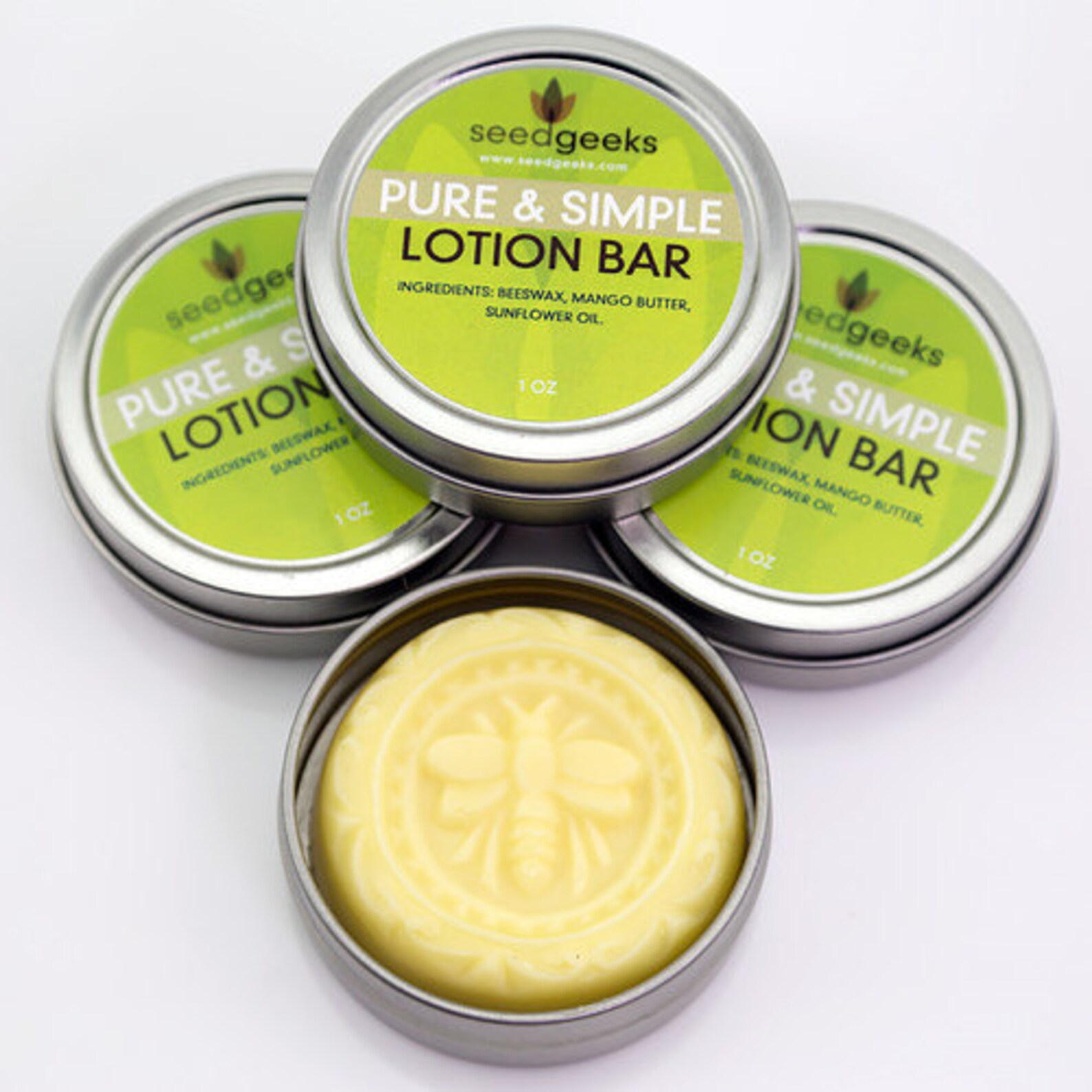 Pure & Simple Unscented Lotion Bar Solid Lotion Bar Body Etsy