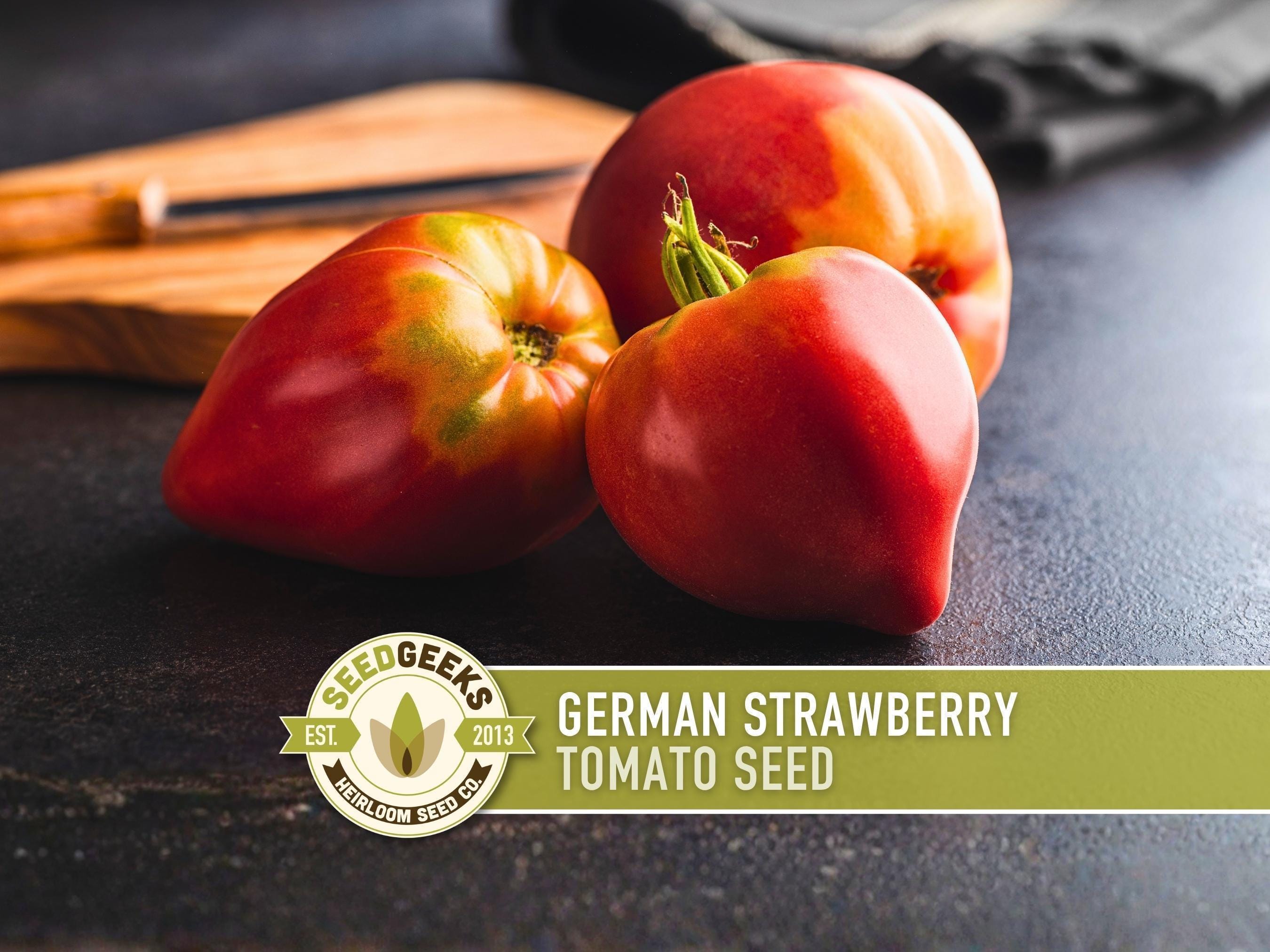 German Strawberry Tomato Seeds - Red Oxheart Heirloom - Etsy