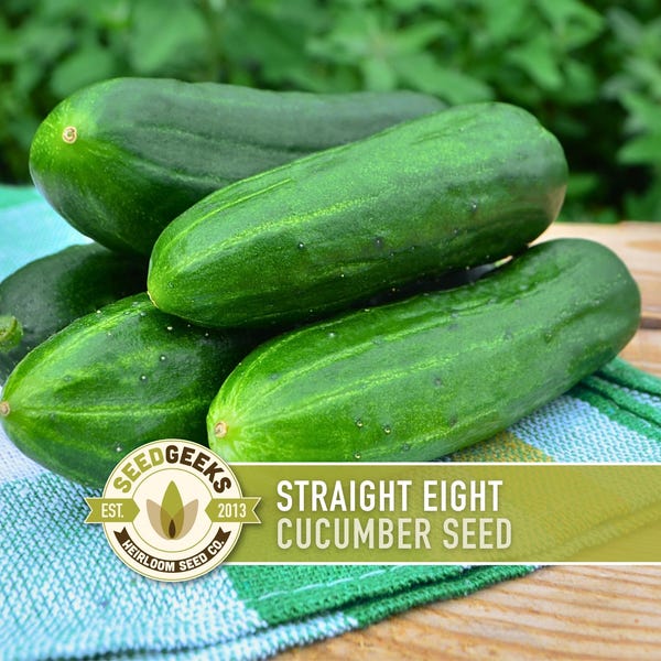 Straight Eight Cucumber Heirloom Seeds