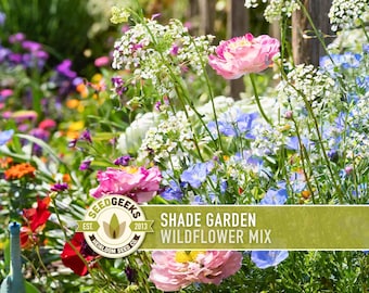 BULK - 8oz - Shade Garden Heirloom Seed Mix