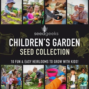 Heirloom Seed Collection - Children's Garden Set, 10 Non-GMO Varieties