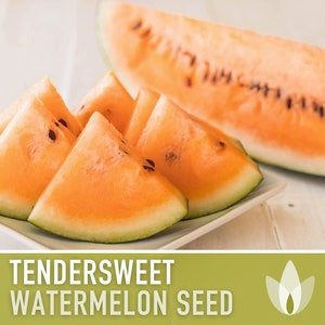 Tendersweet Orange Watermelon Heirloom Seeds