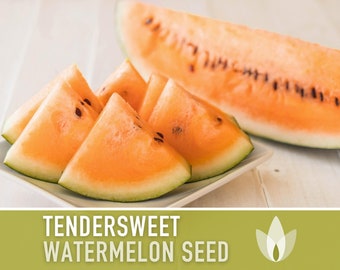 Tendersweet Orange Watermelon Heirloom Seeds