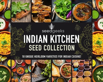 Indian Kitchen Garden Seed Set – 10 Heirloom Varieties