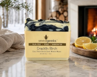 Cracklin Birch Soap | Handcrafted, Winter Woods, Natural, Handmade, Vegan, Fresh, Palm Free, Unisex
