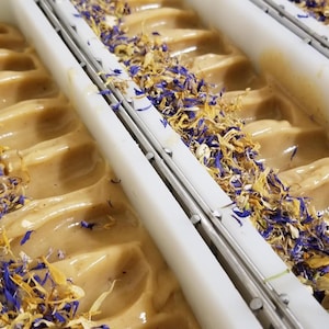 Wildflower Honey Soap - Handmade, Natural, Cold Process, Beeswax, Bee Pollen, Honey, Luxurious Floral Scent image 10