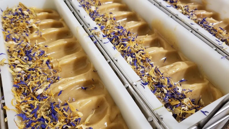 Wildflower Honey Soap - Handmade, Natural, Cold Process, Beeswax, Bee Pollen, Honey, Luxurious Floral Scent image 10