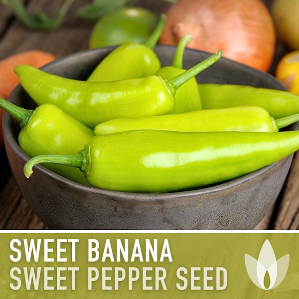 Sweet Banana Pepper Heirloom Seeds