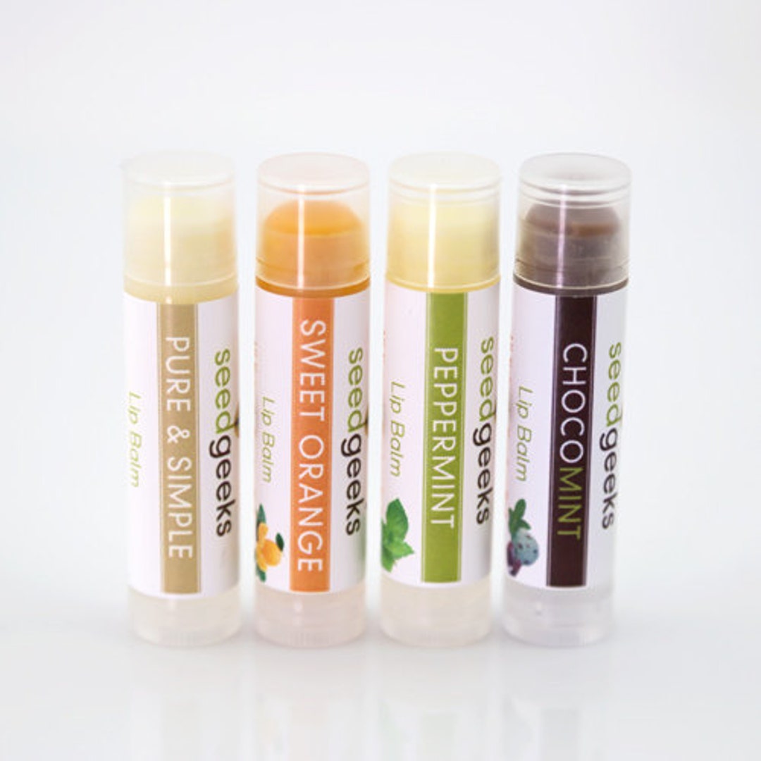 Organic Beeswax Lip Balm 5-Pack (5 Lip Balms for the Price of 4!)