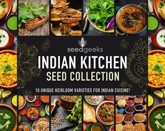 Indian Kitchen Garden Seed Collection – 10 Heirloom Varieties