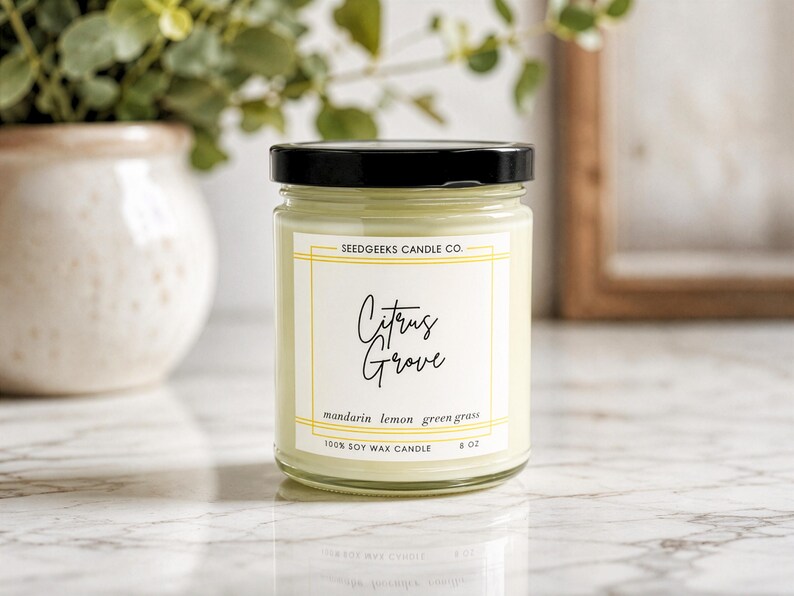 SeedGeeks Soy Wax Candle