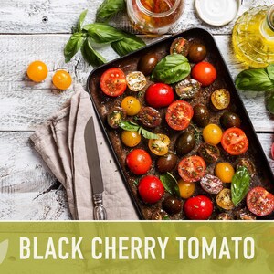 Black Cherry Tomato Seeds - Heirloom, Non-GMO image 8
