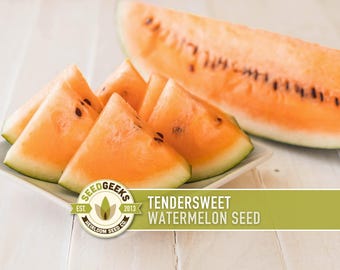 Tendersweet Orange Watermelon Heirloom Seeds