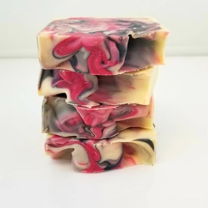 Black Raspberry Vanilla Soap Vegan Soap, Homemade Soap, Handmade Soap, Natural Soap, Fruity Soap, Palm Free Soap, Cold Process Soap image 2