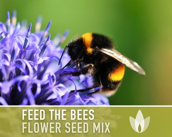 Feed the Bees Mix Heirloom Seeds, Flower Seeds, Wildflower