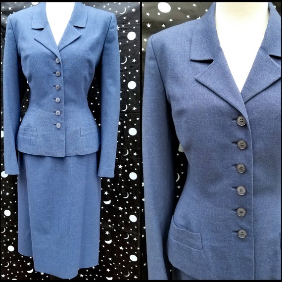 1950s Blue Saks Puns Saks Fifth Avenue Exclusive |