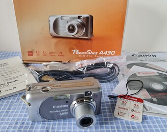 Canon PowerShot A430 Digital Camera Silver/Grey Boxed