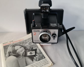 Vintage Polaroid Square Shooter 2 Land Camera 1970s