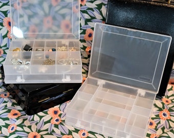 Double Sided 16-Compartment Organiser Box – Craft, Jewellery, and Parts Storage