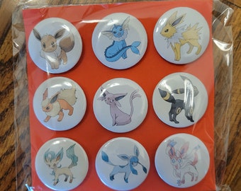 Eeveelutions Pin Set