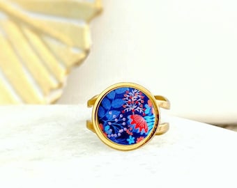 Bague acier inoxydable fantaisie de style boho chic pour femme