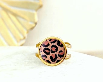 Bague acier inoxydable fantaisie de style boho chic pour femme