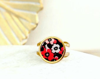 Bague acier inoxydable fantaisie de style boho chic pour femme