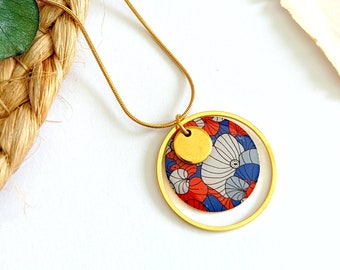 Collier pour femme pendentif or ou argent, bijou boho, cadeau bijoux fait main, cadeau anniversaire, cadeau pour elle, cadeau pour maman